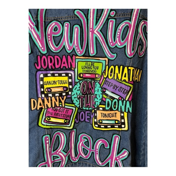 Twisted Tinker Custom Jacket SZ med New Kids on the Block - Picture 3 of 3